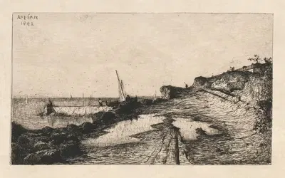 Окрестности Каркеронна by Адольф Аппиан, 1882 — digital art print download