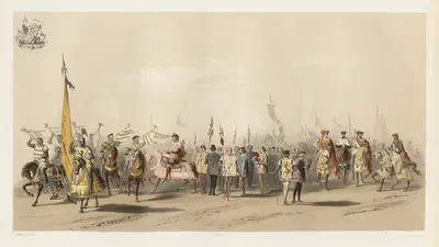 Кортеж Золотого руна, отправленный городом Брюгге by Жюль Хельбиг, 1856 — digital art print download