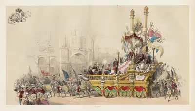 Повозка Брабанта или Карла Пятого by Жюль Хельбиг, 1856 — digital art print download