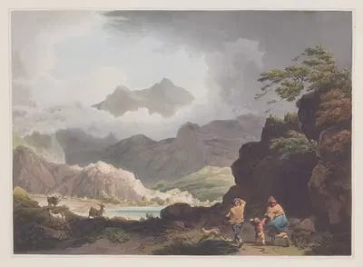 Сноудон by Филип Джеймс де Лутербург, 1805 — digital art print download