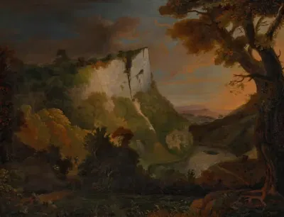 Высокий Тор, Матлок, Дербишир by Александр Козенс, 1756 — digital art print download