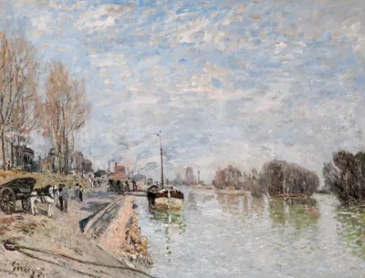 La Seine à Suresnes by Alfred Sisley — digital art print download