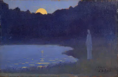 Solitude by Alphonse Osbert, 1895 — digital art print download