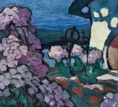 Stimmung in Fulpmes Stubai (Fulpmes, Stubai in Tyrol) by Artur Nikodem, 1919 — digital art print download