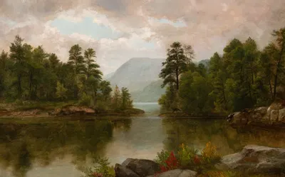 The Narrows, Lake George by Asher Brown Durand, 1870 — digital art print download