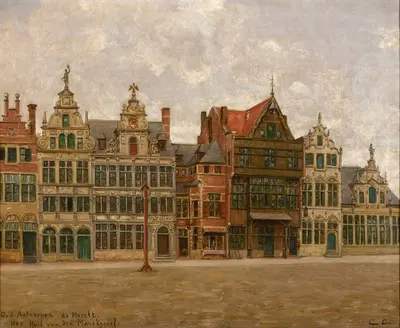 De Merckt, het Huis van den Marckgraef by Constant Cap — digital art print download