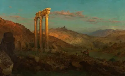 Долина Ливана by Фредерик Эдвин Чёрч, 1869 — digital art print download