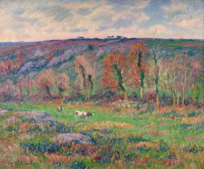 Долина в Невезе, Финистер by Генри Морет, 1909 — digital art print download