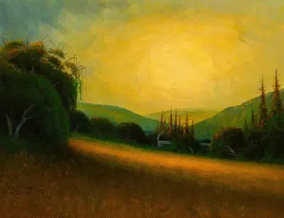 Рядом с лагерем Тейлор, Калифорния by Джеймс Эверетт Стюарт, 1924 — digital art print download