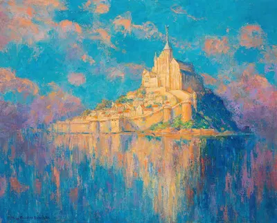 Mont Saint-Michel by Mary Louise Fairchild — digital art print download