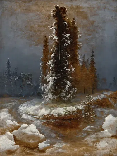 Весеннее таяние by Педер Бальке — digital art print download