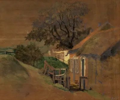 Landelijke woning by Pol De Mont — digital art print download
