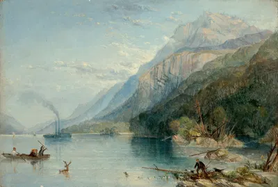 Black Mountain, Lake George, New York by Thomas Creswick — digital art print download