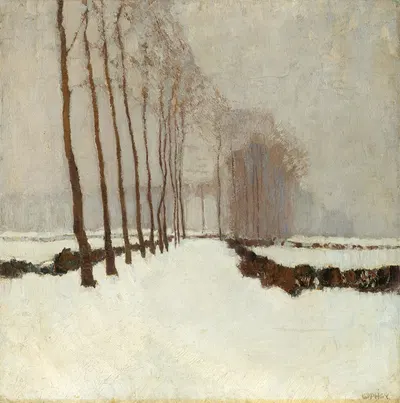 Pappeln im Winter by Walter Ophey — digital art print download