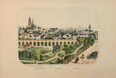 Lausanne by Carl Burckardt — digital art print download