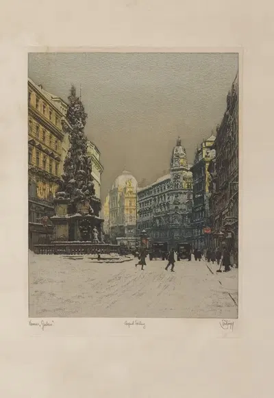 Вена; Грабе by Эмиль Сингер — digital art print download
