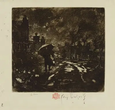 Ночная патруль by Феликс Илер Бюо, 1878 — digital art print download