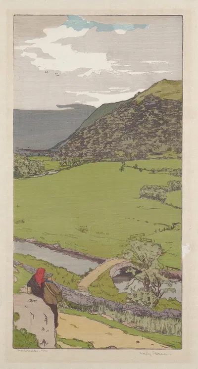 Brotherswater by Frank Morley Fletcher, 1900 — digital art print download