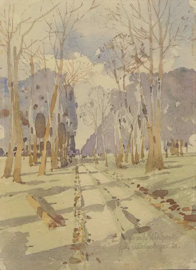 Дикий парк Карлсруэ by Франц Салес Мейер, 1921 — digital art print download