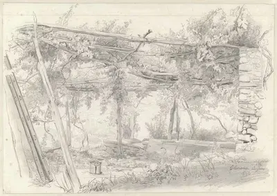 Виноградник у Олеваго by Пьер Луи Дюбурк, 1843 — digital art print download