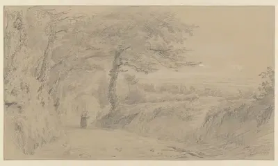Пейзаж на Джерси by Пьер Луи Дюбурк, 1849 — digital art print download