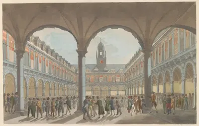 Биржа в Амстердаме by Роэлоф ван дер Мейлен, 1824-1830 — digital art print download