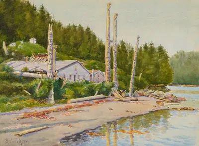 Пляж для высадки, Кассан by Теодор Дж. Ричардсон, c. 1900 — digital art print download