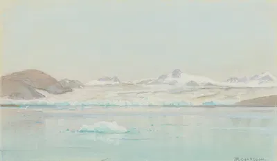 Утро у ледника Мuir by Теодор Дж. Ричардсон — digital art print download