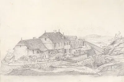 Лесопилка М. Мера, рядом с Безаноном by Теодор Руссо, 1825 — digital art print download