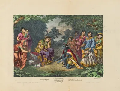 Манбхаджан by Калькуттское художественное студио, 1878–1883 — digital art print download