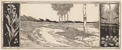 Хейделандшафт by Виллем Венкебах, 1893 — digital art print download