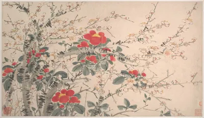 Garden Flowers Pl.10 by Чэнь Чунь, 1540 — digital art print download