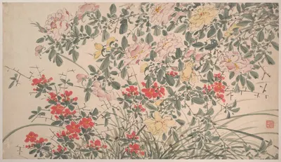 Garden Flowers Pl.12 by Чэнь Чунь, 1540 — digital art print download