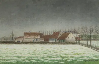 Начало оттепели by Альбейн Ван ден Абеле, 1915 - 1916 — digital art print download