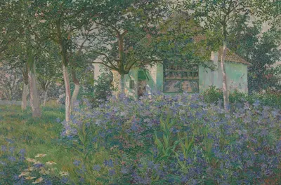Моя студия в июне by Анна Де Веерт, 1909 - 1910 — digital art print download