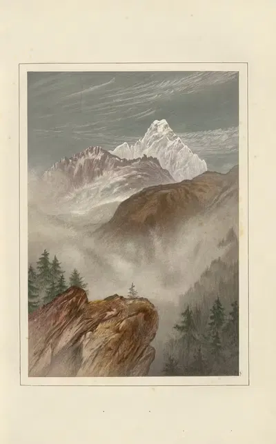 Монте Визо с юга by Илайджа Уолтон, 1867 — digital art print download