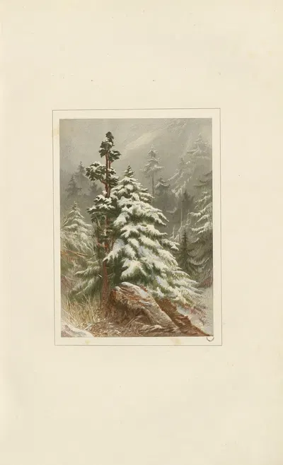 Зима by Илайджа Уолтон, 1867 — digital art print download