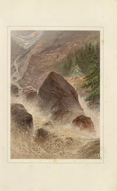 Поток, Валь Турнанш by Илайджа Уолтон, 1867 — digital art print download