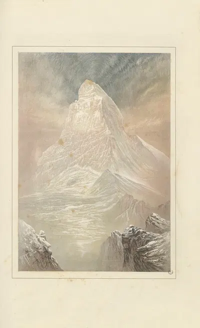 Маттерхорн by Илайджа Уолтон, 1867 — digital art print download