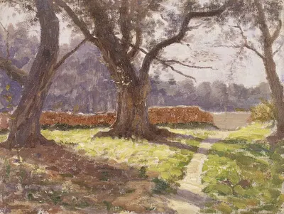 Пейзаж в Провансе by Фернан Скриб, 1900 — digital art print download