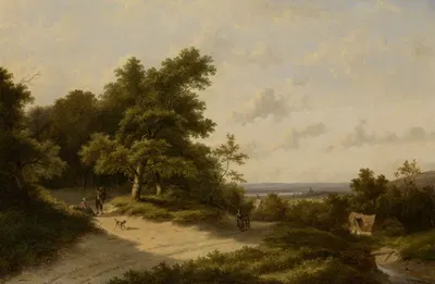 Пейзаж by Ян Эверт Морель, 1769 - 1808 — digital art print download