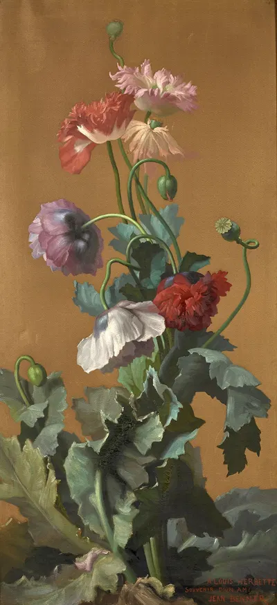 Les grand pavots by Жан Беннер — digital art print download