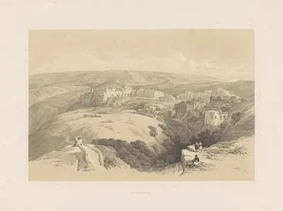 Bethléhem by François Stroobant, 1852 — digital art print download