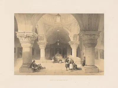 Chapelle de sainte Hélène by François Stroobant, 1852 — digital art print download