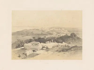 Gaza by François Stroobant, 1852 — digital art print download