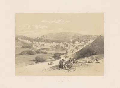 Hebron by François Stroobant, 1852 — digital art print download