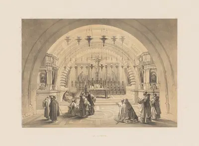 Le calvaire by François Stroobant, 1852 — digital art print download