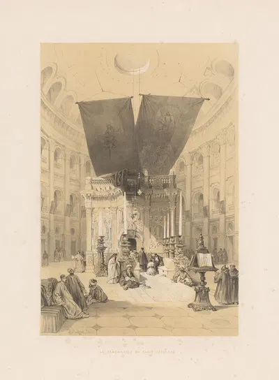Le tabernacle du Saint-Sépulcre by François Stroobant, 1852 — digital art print download