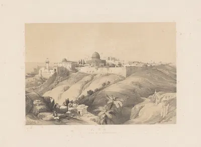 L'église de la Purification by François Stroobant, 1852 — digital art print download