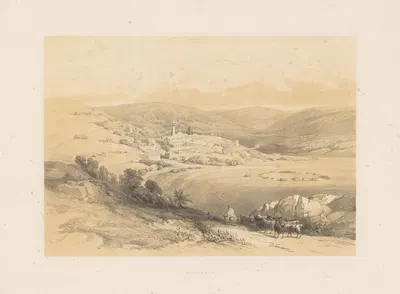 Nazareth by François Stroobant, 1852 — digital art print download